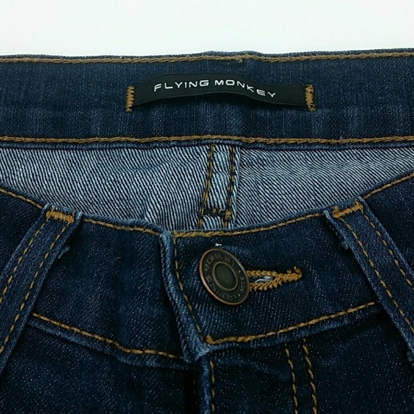 FLYING MONKEY l Dark Wash Skinny F2 - Picture 2 of 7